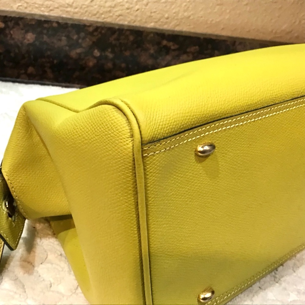 Celine Triomphe Leather 2 Way Boston Bag - Picture 9 of 12